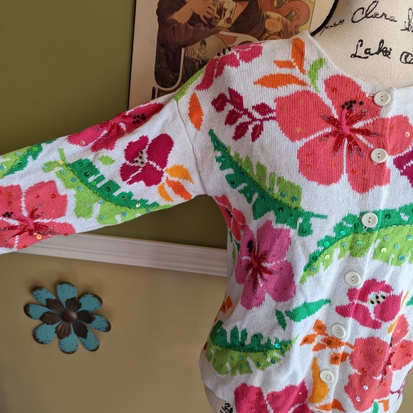 Vintage Janes Closet sweater/ cardigan - Picture 10 of 12